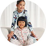 Kids' Christmas nightwear.