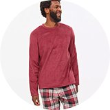 Men's Christmas nightwear.