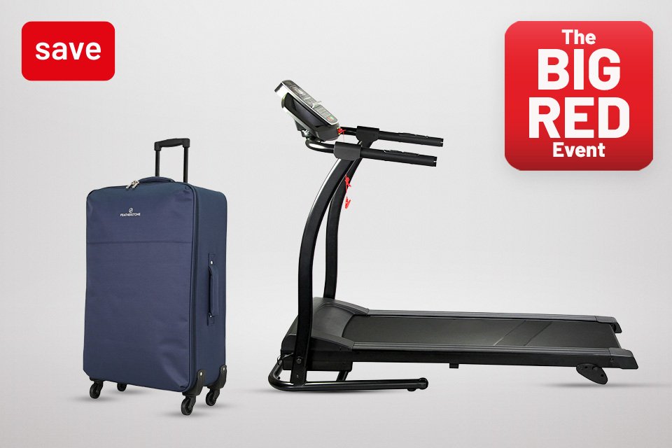 The Big red Event. Save on selected sports & leisure. Use codes RED10, RED20, RED30 & RED50.