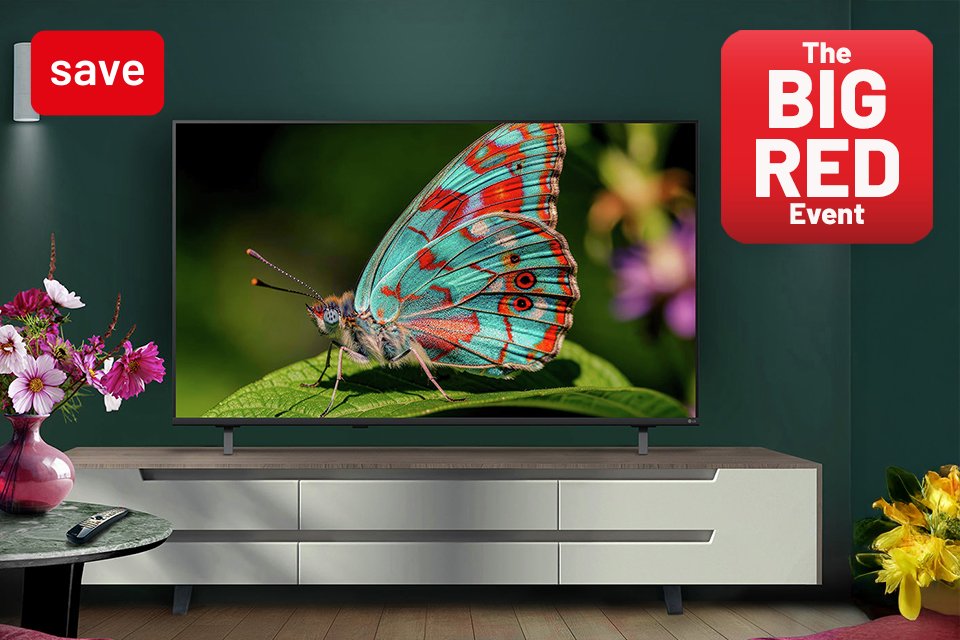 The Big Red Event. Save 20% on selected television and accessories with codes RED10 & RED20.