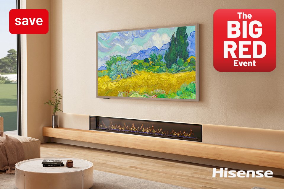 The Big Red Event. Save 10% with Hisense with code RED10.