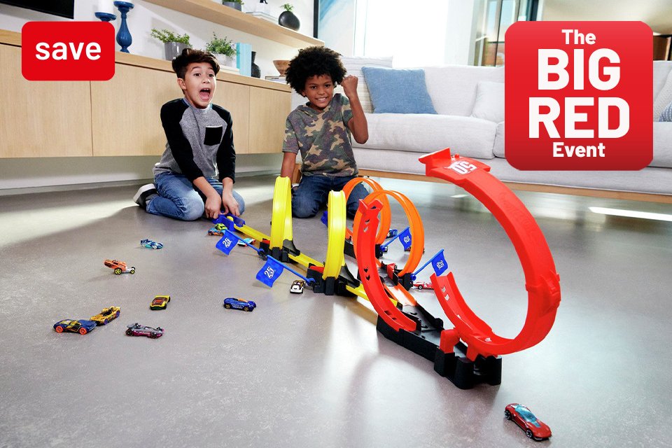 The Big Red Event. Save 30% on selected toys and nursery. Use code RED30