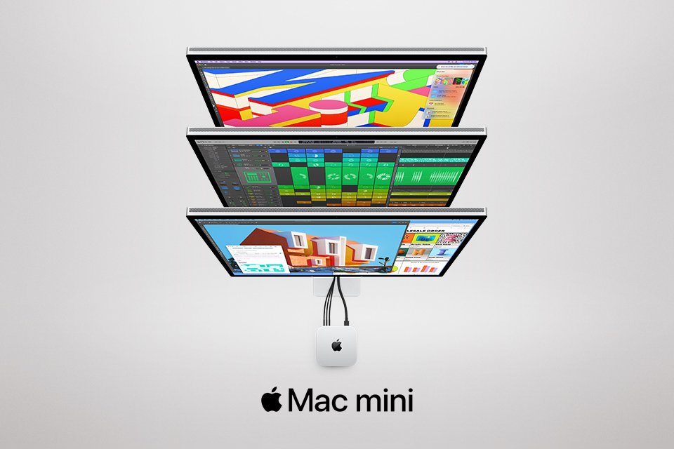Pre-order the Mac mini now. Do it all with the ultra-compact Mac mini with M6 or M5 Pro.