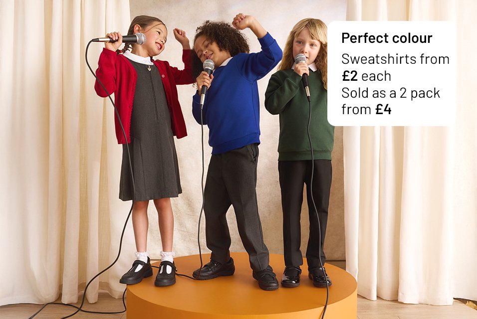 Jumpers & sweatshirts. Perfect colour - fabrics made using advance dyestuffs which maintain colour to 20 label washes.