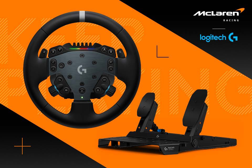 Build your dream sim racing setup with Logitech.