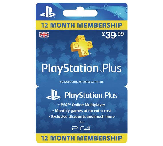 Buy Playstation Plus: 12 Month Membership (PSN) at Argos.co.uk - Your ...