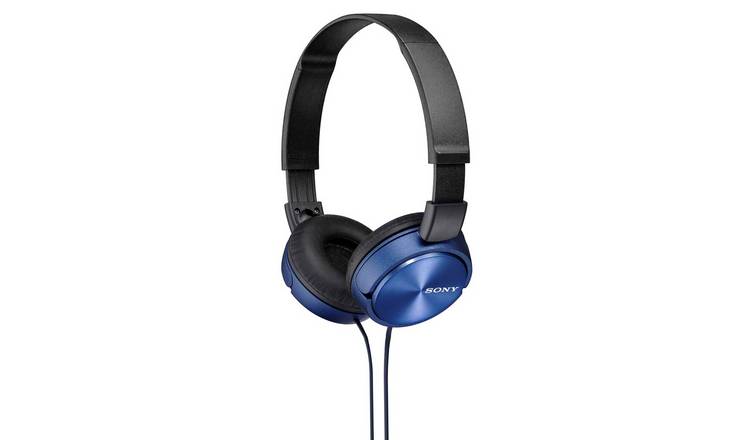 Buy Sony ZX310 On Ear Headphones Blue Argos