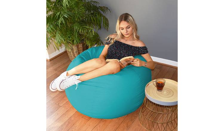 Buy rucomfy Indoor Outdoor Bean Bag Turquoise Bean bags Argos