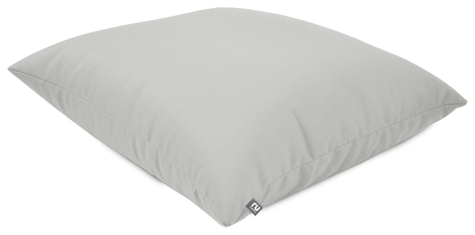 rucomfy Indoor Outdoor Large Floor Cushion - Light Grey