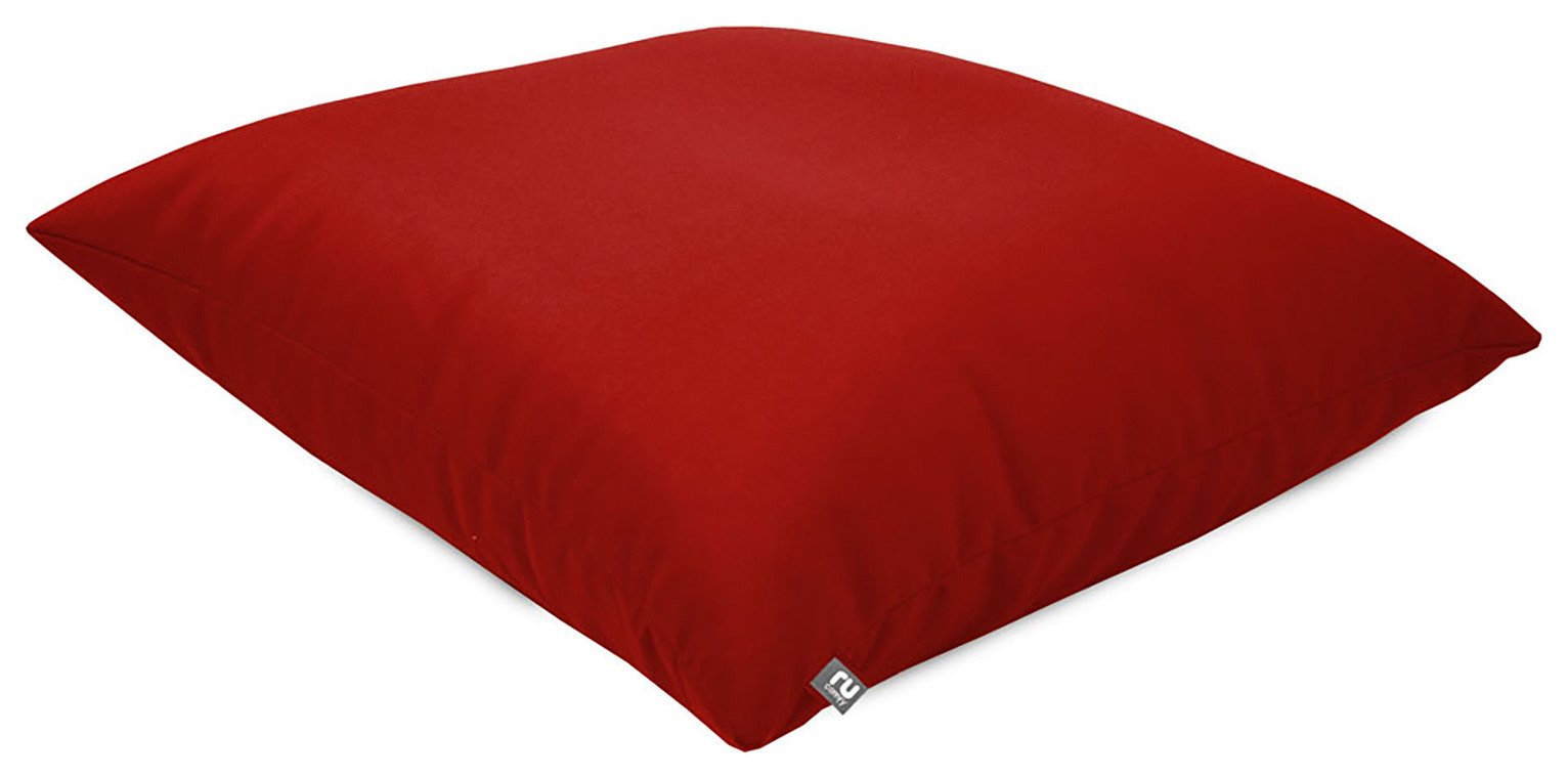 rucomfy Indoor Outdoor Large Floor Cushion - Red