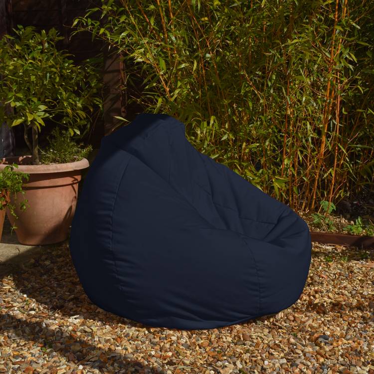 rucomfy Indoor Outdoor Bean Bag - Navy 0