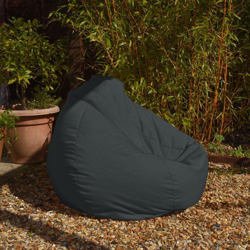 rucomfy Indoor Outdoor Bean Bag - Dark Grey