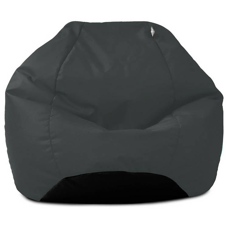 rucomfy Kids Indoor Outdoor Bean Bag - Dark Grey 0