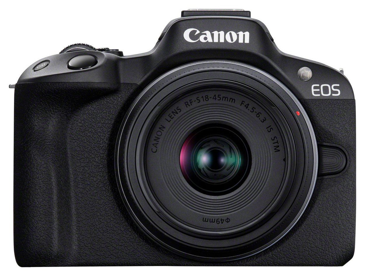 Canon EOS R50 Mirrorless Camera With RFS 18-45mm Lens