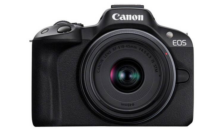 Canon EOS R50 Mirrorless Camera With RFS 18-45mm Lens