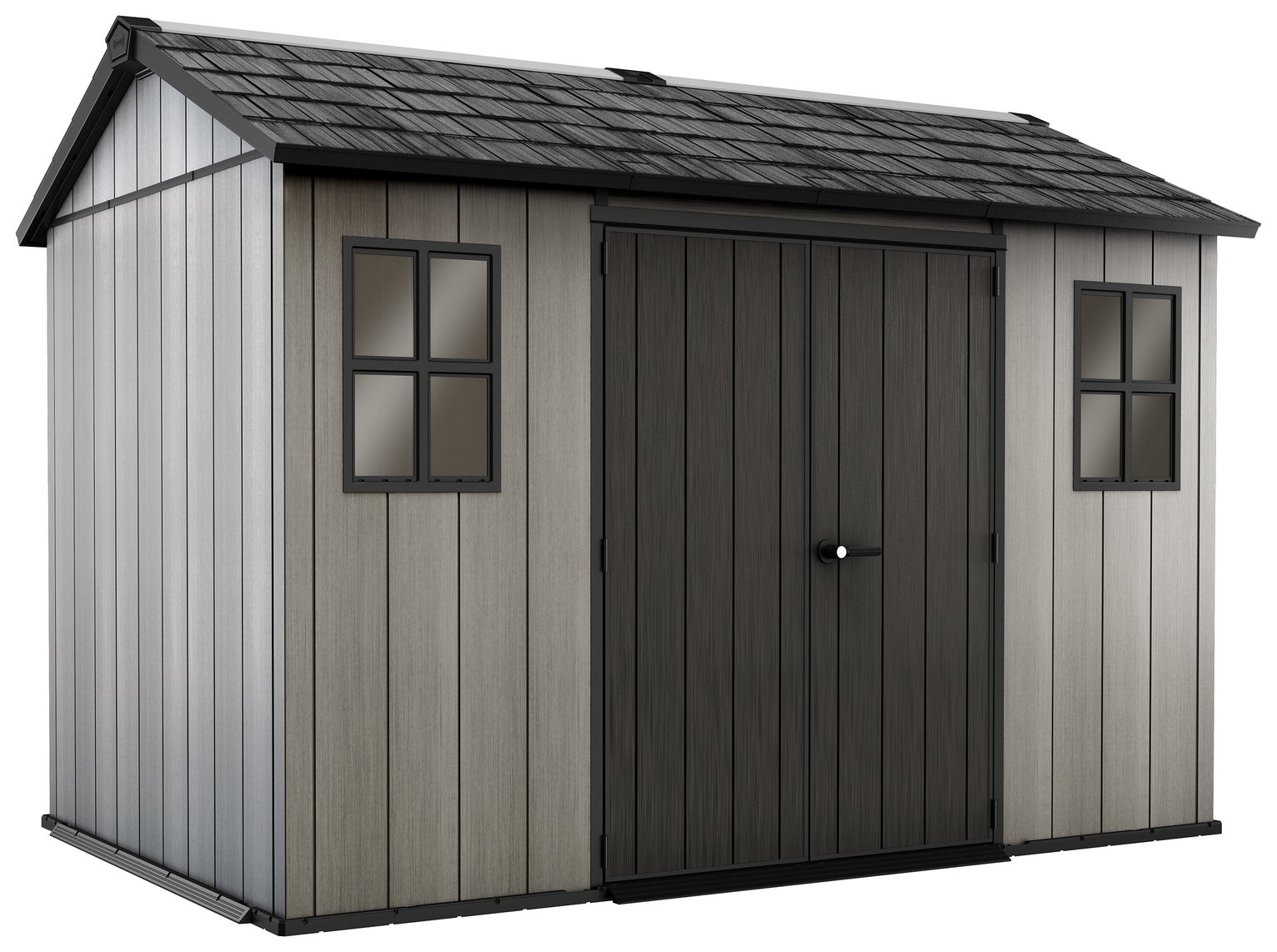 Keter Oakland Apex Outdoor Garden Storage Shed -11.5 x 7.5ft