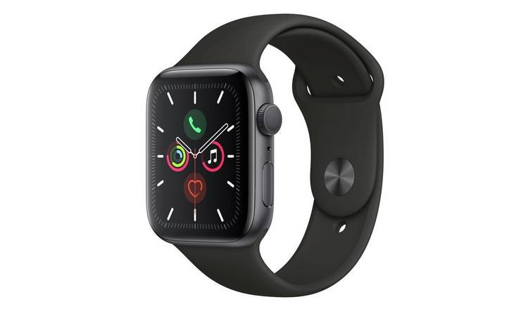 Apple Watch S5 GPS 44mm Space Grey Alu/Black Band