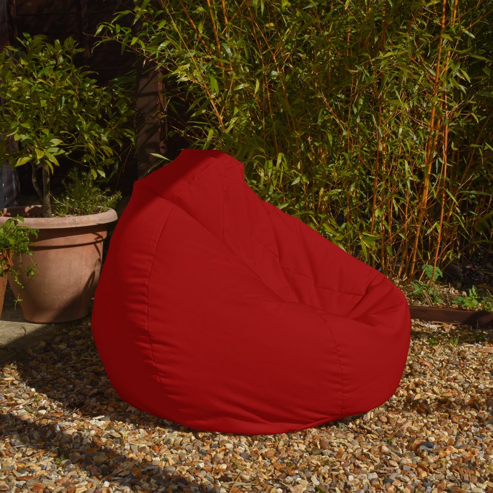 rucomfy Indoor Outdoor Bean Bag - Red