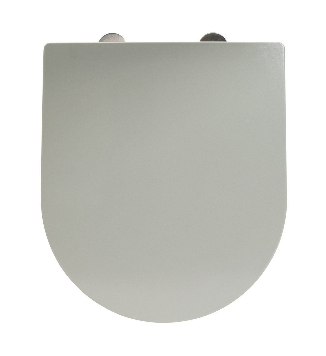 Argos Home Square Back Grey Toilet Seat