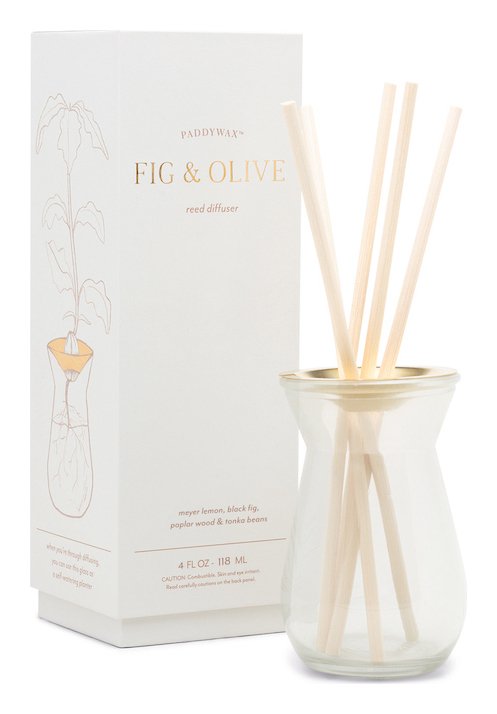 Paddywax 118ml Floral Bulb Diffuser - Fig & Olive
