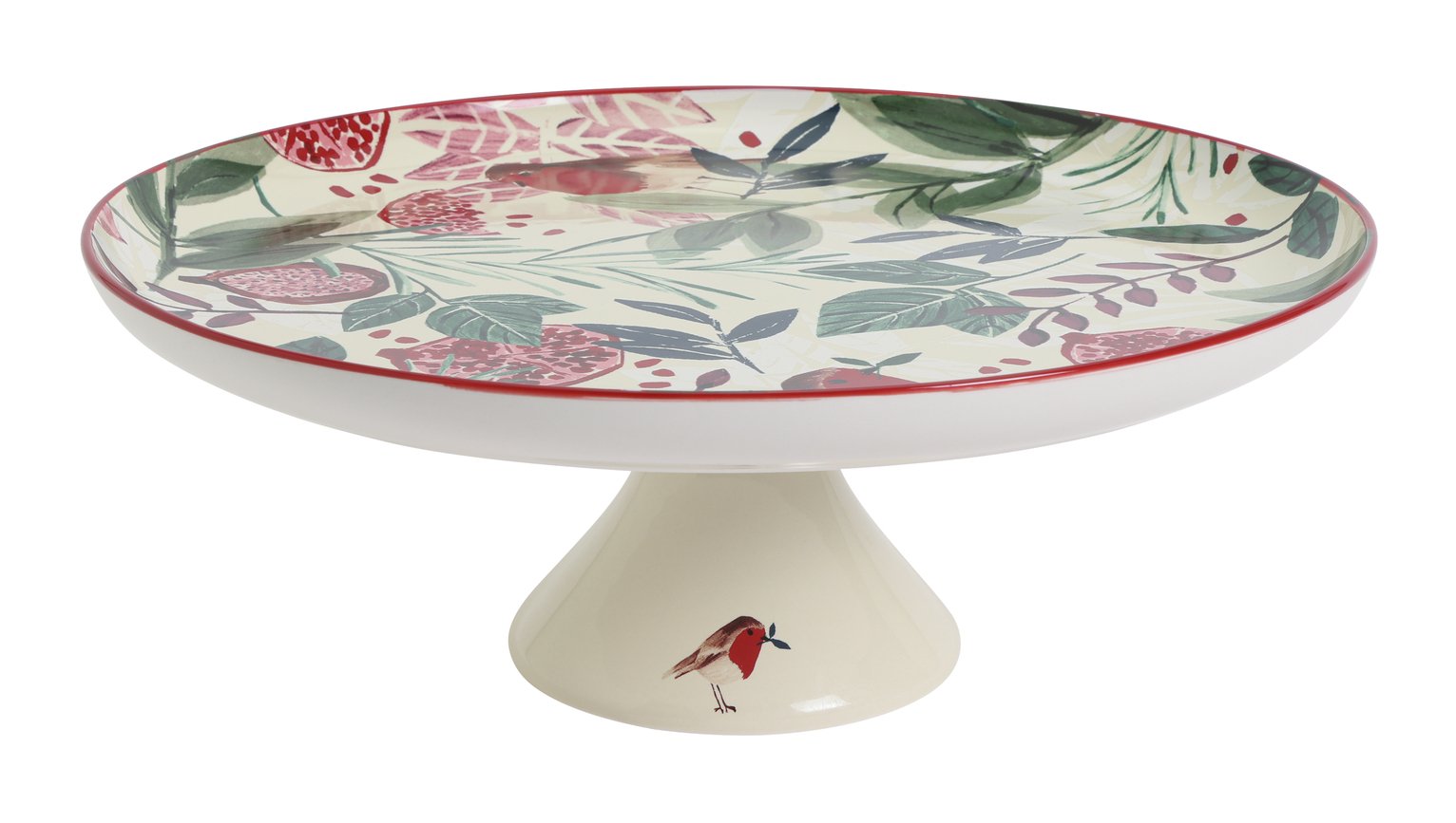 Argos Home Robin Stoneware Cake Stand