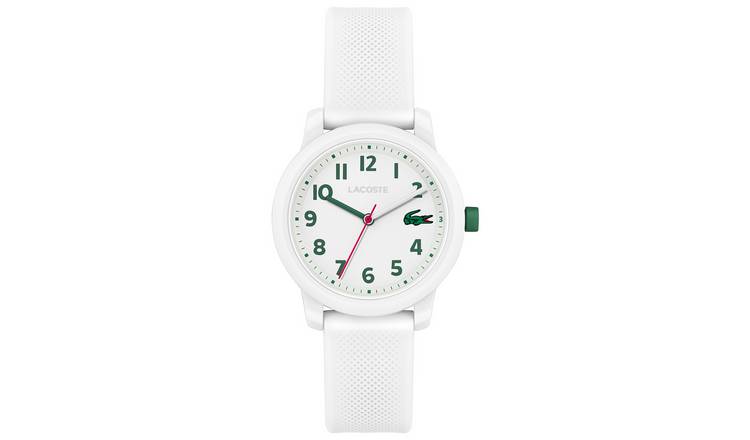 Buy Lacoste Kids White Silicone Strap Watch Kids watches Argos