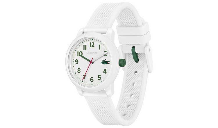 Buy Lacoste Kids White Silicone Strap Watch Kids watches Argos