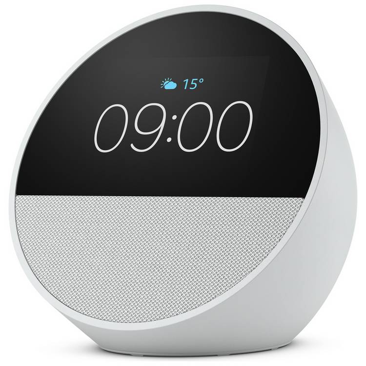 Amazon Echo Spot Smart Alarm Clock with Alexa - White 0