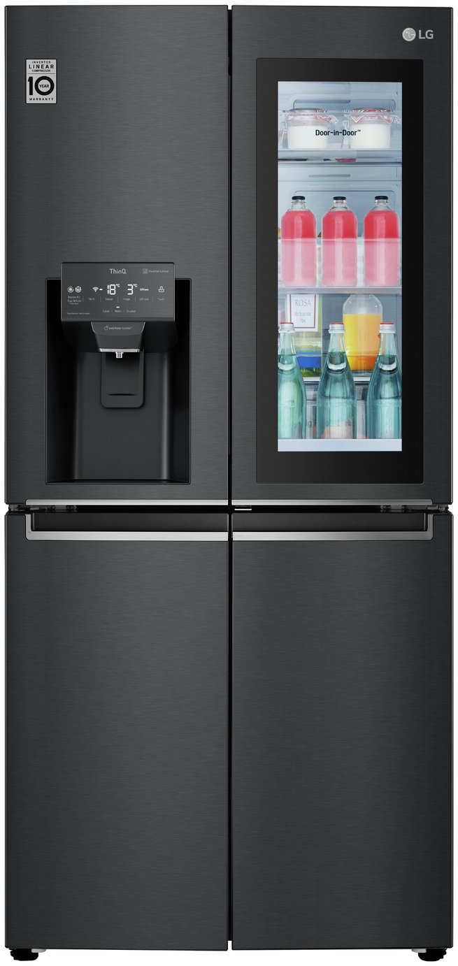 LG GMX844MC6F American Fridge Freezer - Black