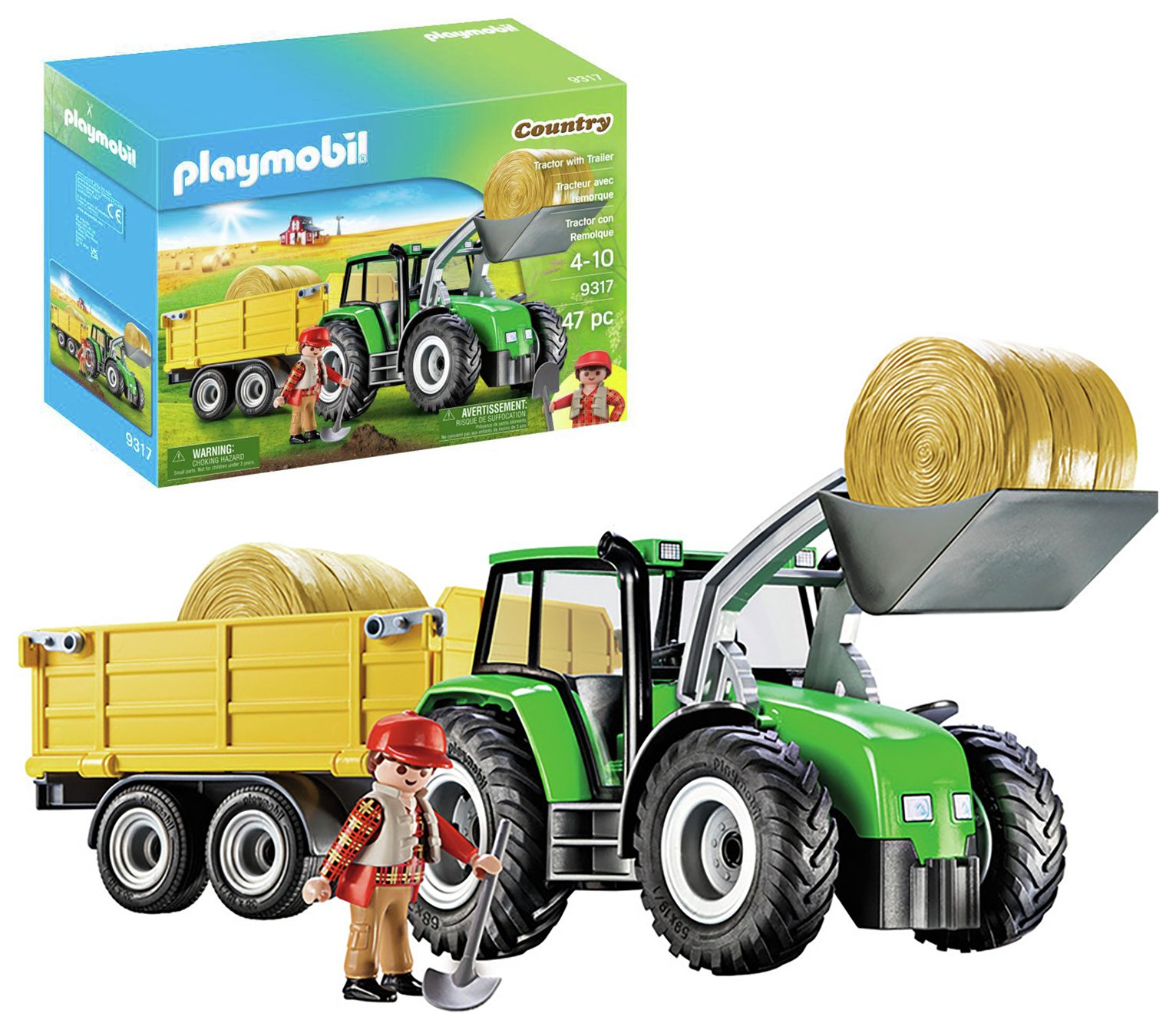 Playmobil 9317 Country Tractor With Trailer review | 8.8 / 10