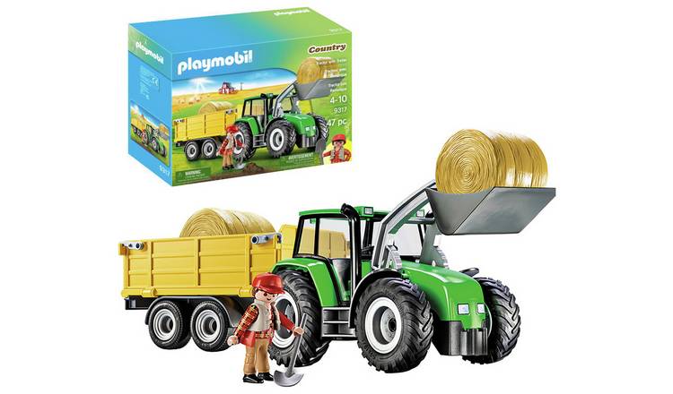 Playmobil 9317 Country Tractor With Trailer