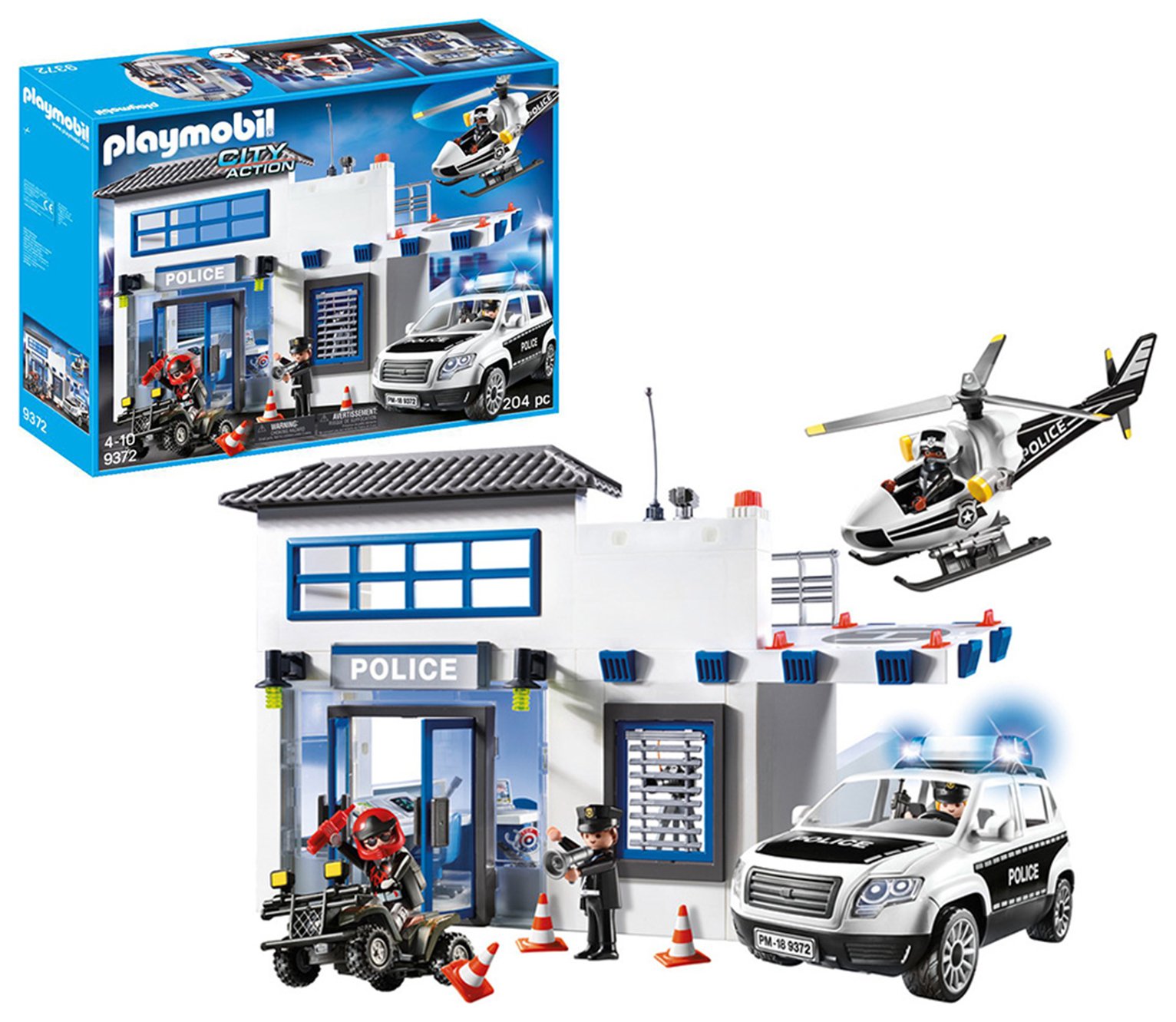 Playmobil 9372 City Action Police Station Bundle