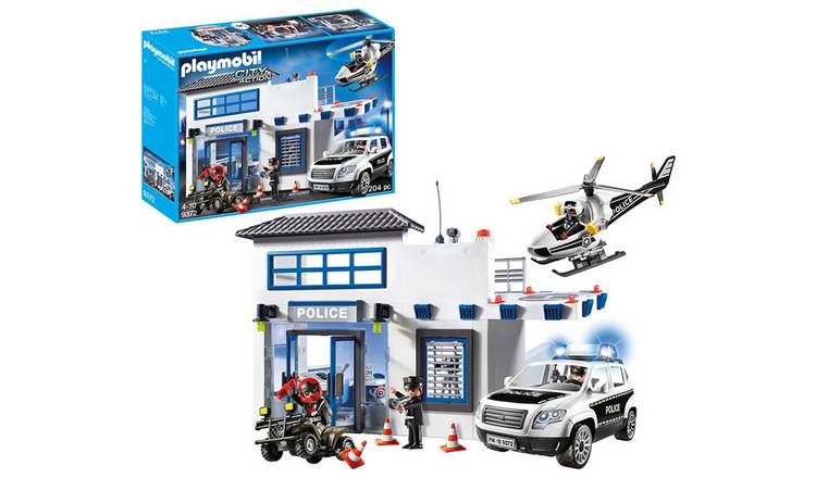 Buy Playmobil 9372 City Action Police Station Bundle, Playsets and figures