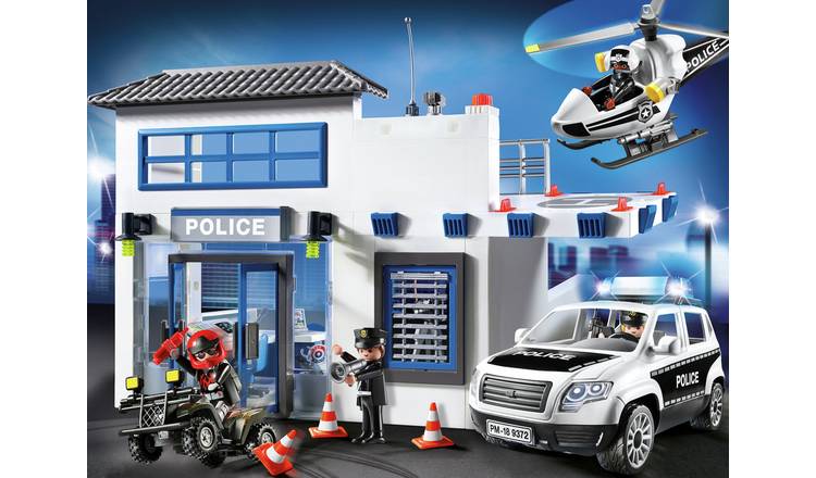 Playmobil police sale helicopter argos