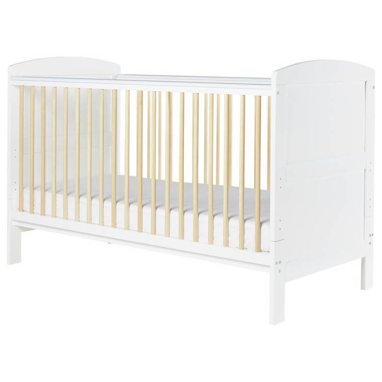 Ickle Bubba Coleby Scandi Cot Bed - White 0
