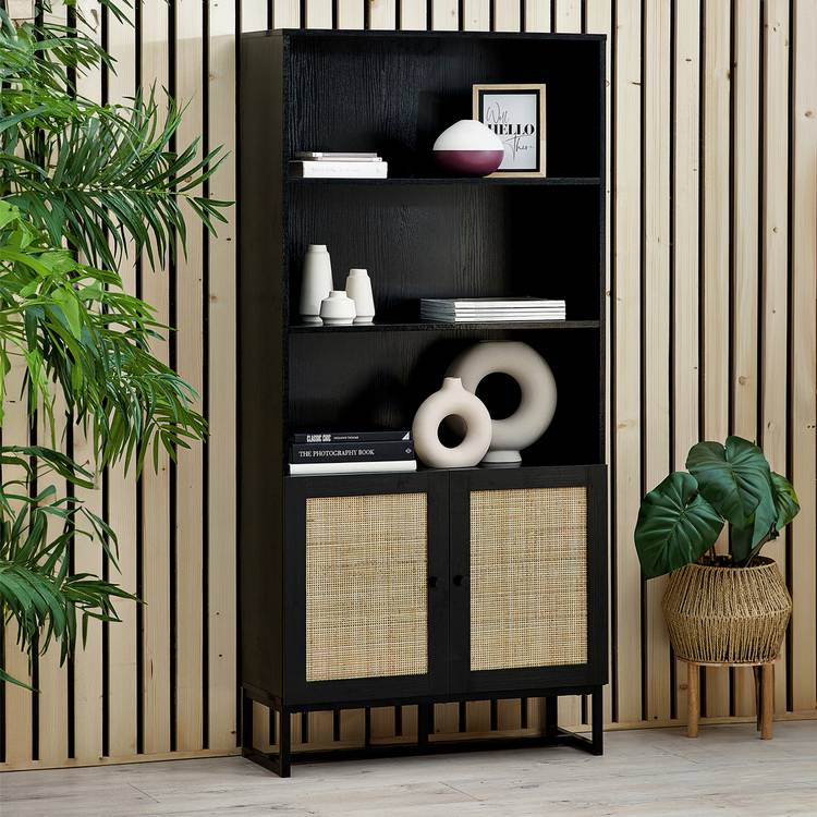 Julian Bowen Padstow Tall Bookcase - Black 0