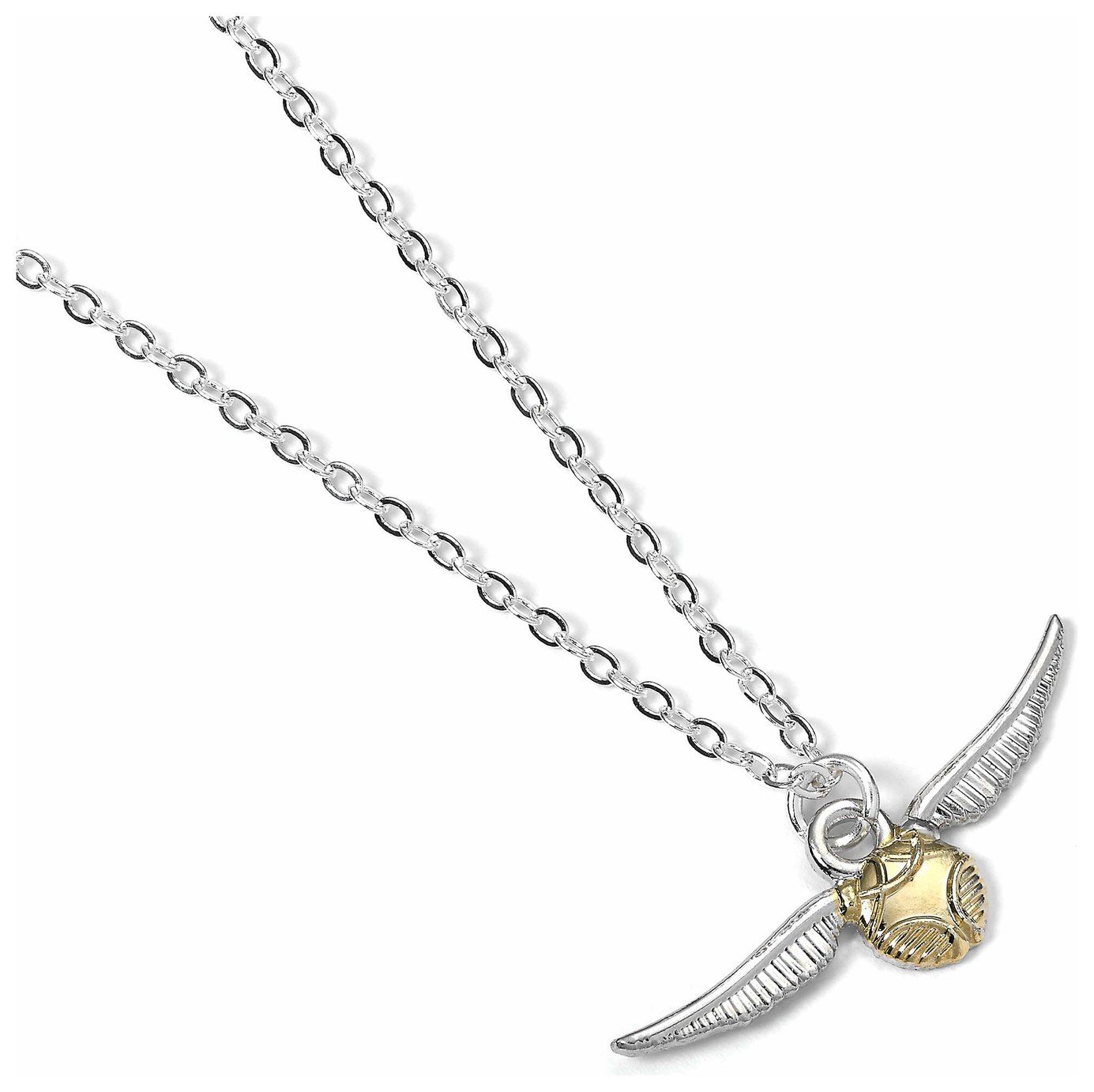 Harry Potter Two Tone Golden Snitch Pendant Necklace
