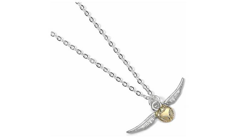 Harry Potter Two Tone Golden Snitch Pendant Necklace