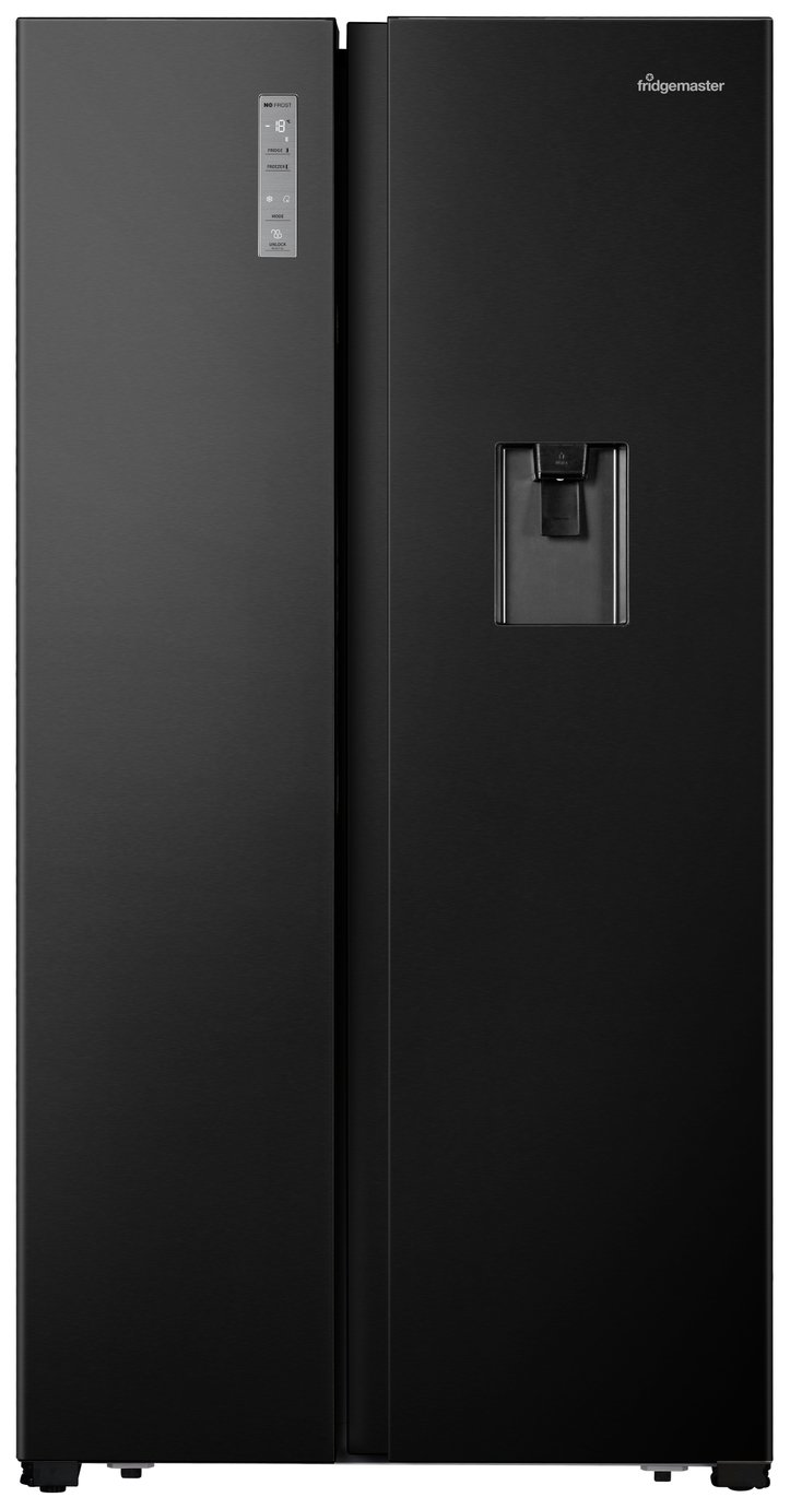 Fridgemaster MS91521FFB American Fridge Freezer - Black