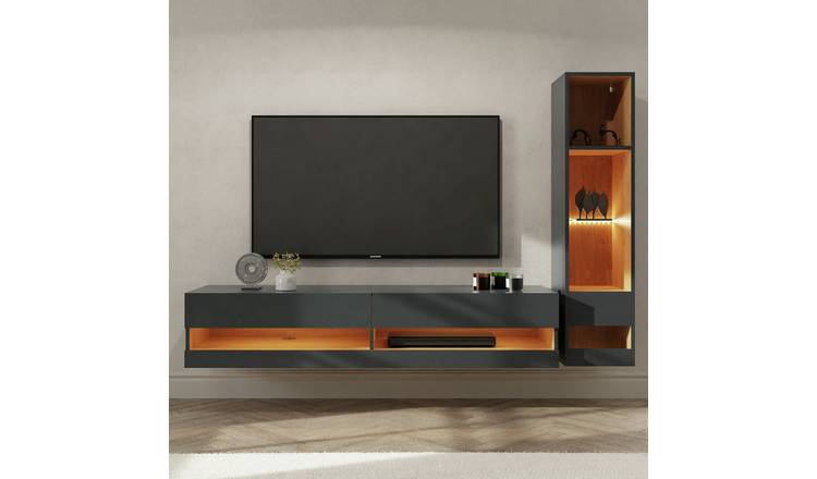 GFW Leon 2 Piece Furniture Set with 150cm Unit - Anthracite