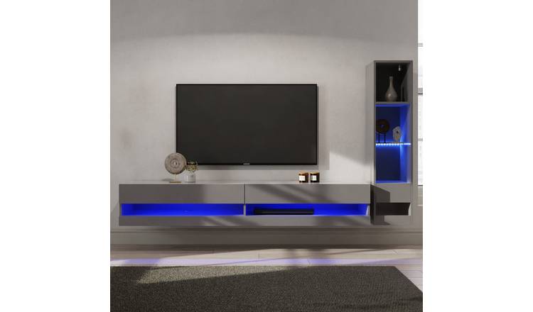 GFW Galicia 2 Piece Furniture Set with 180cm Unit - Grey