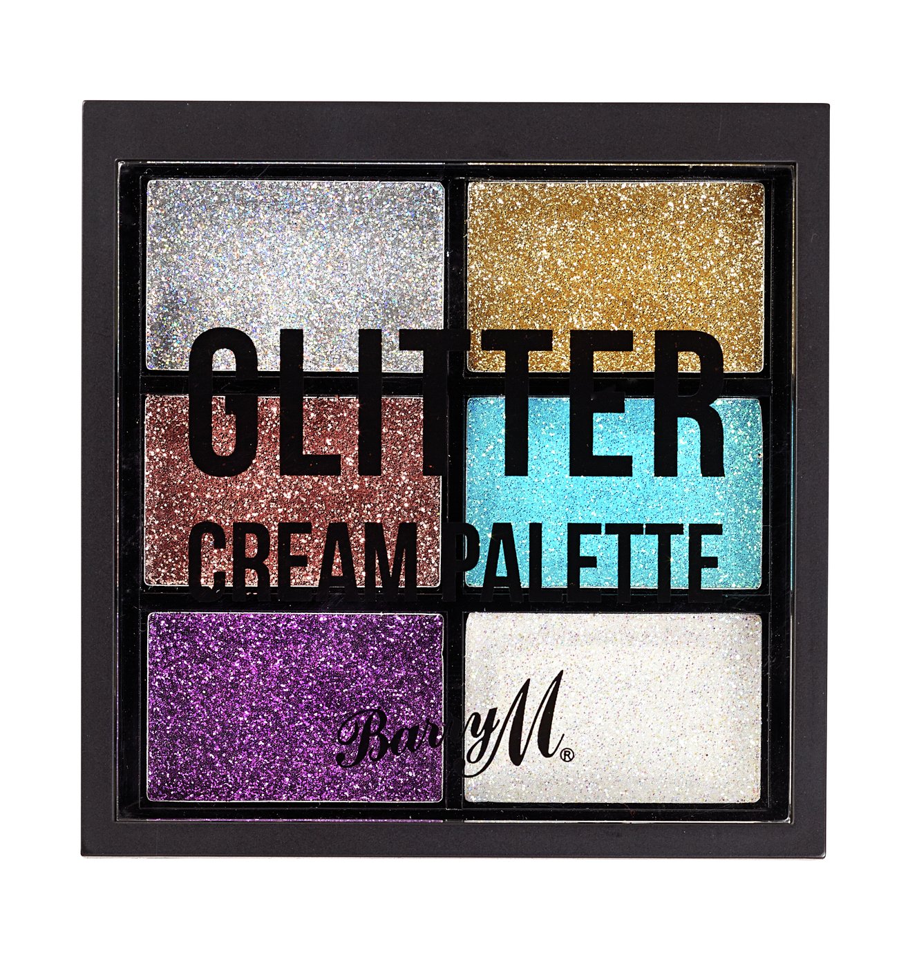 Barry M Cosmetics Glitter Cream Palette - Multicoloured