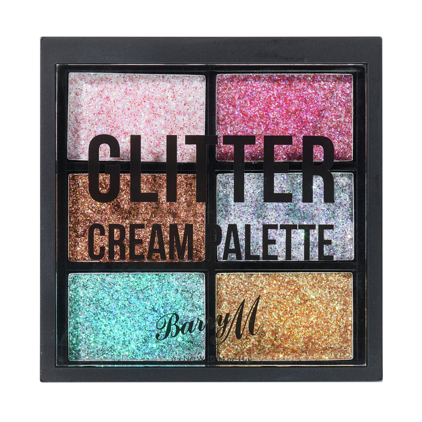 Barry M Cosmetics Glitter Cream Palette - Multicoloured