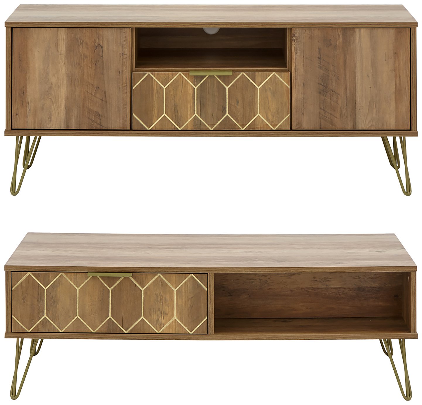 GFW Orleans 2 Piece Furniture Set - Mango Wood Effect