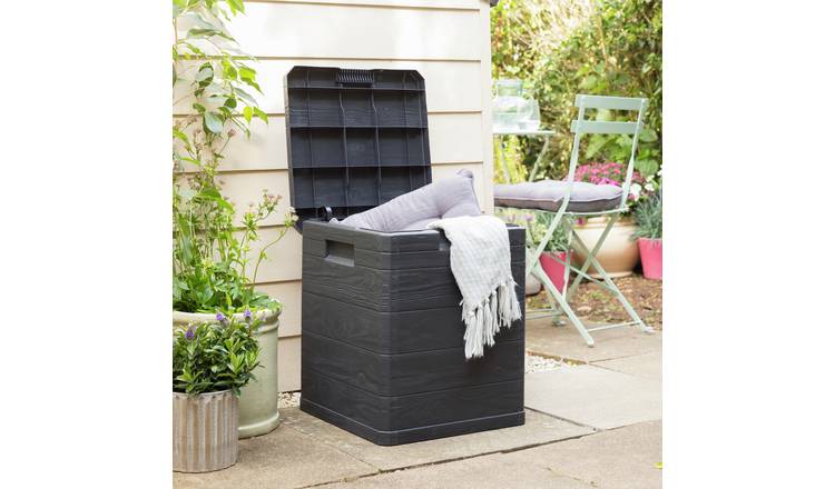 Buy Toomax 280L Wood Effect Garden Storage Box - Grey, Garden storage  boxes and cupboards