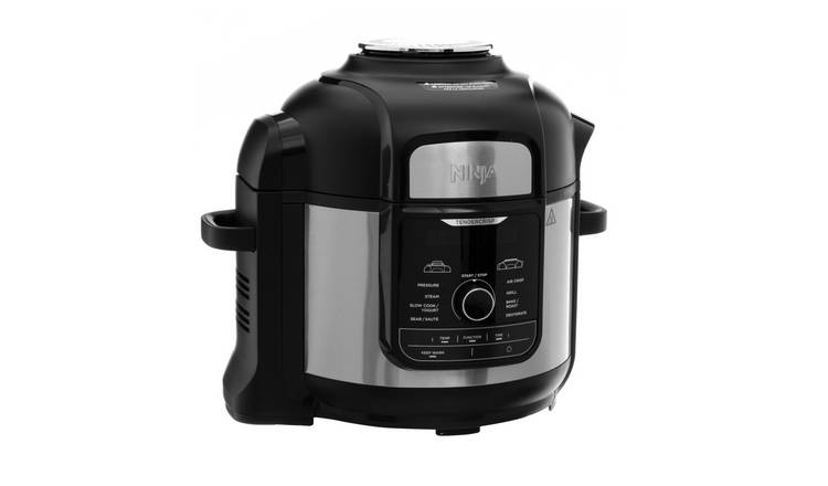 Ninja Foodi Max Multi-Cooker Electric Pressure Cooker and Air Fryer,  Brushed Steel and Black