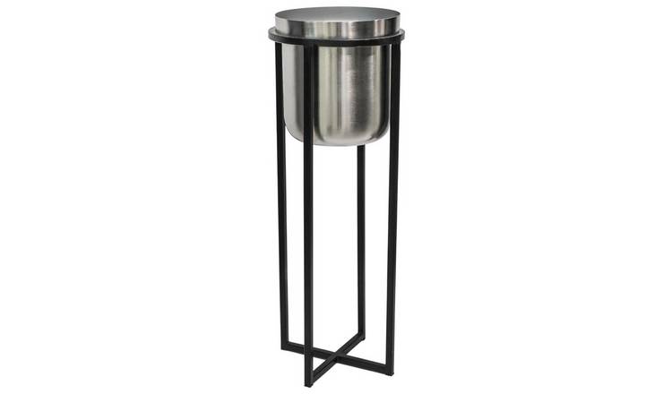 Ivyline Calla Planter Stand - Silver