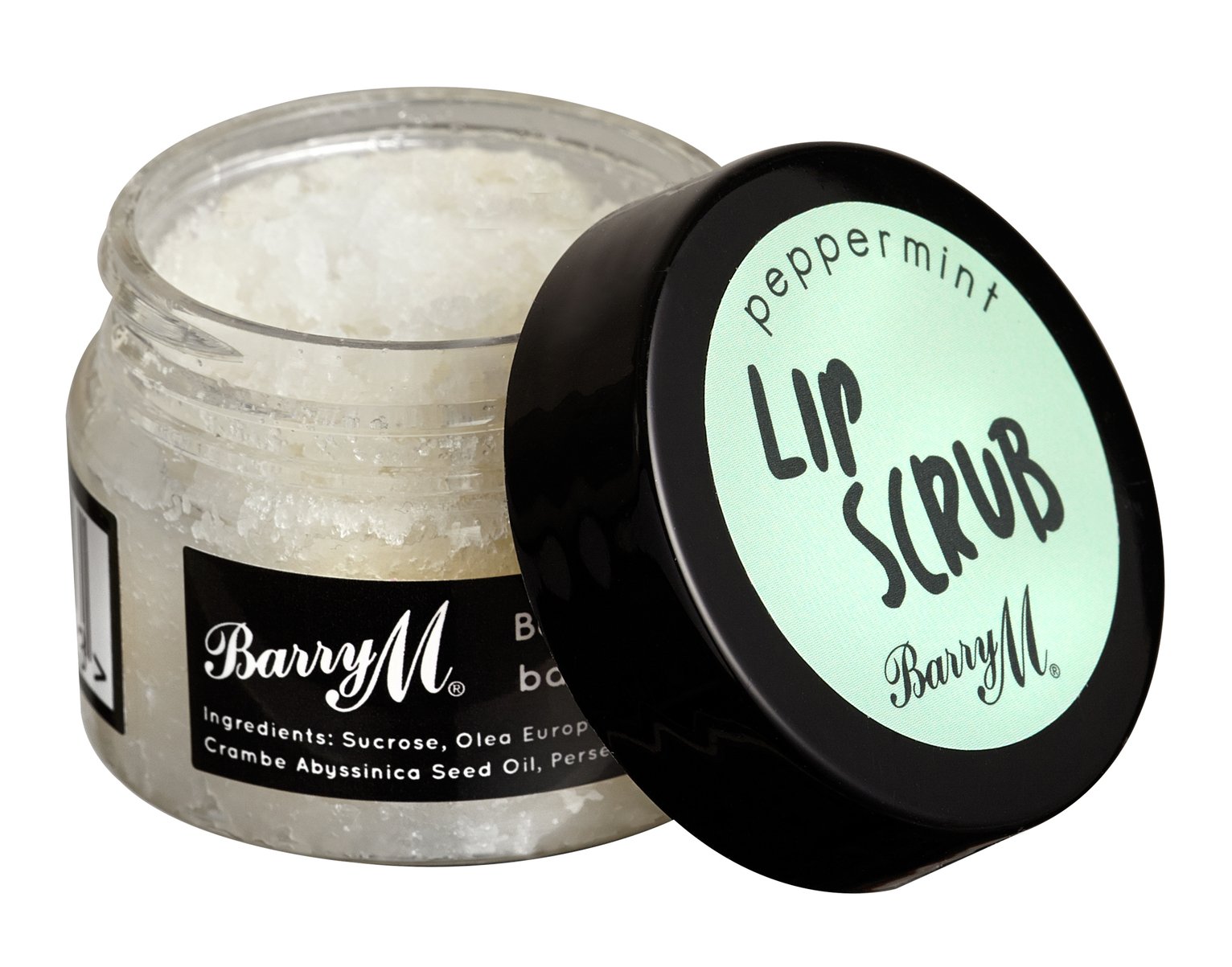 Exfoliante de labios de menta de Barry M