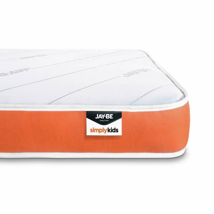 JAY-BE Simply Kids Foam Free Shorty size Mattress 75 x 175cm 0