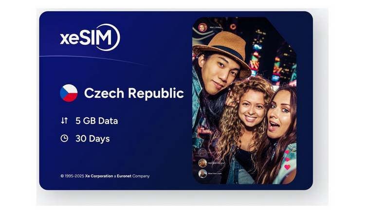 XeSIM Czech Republic 5GB 30 Days